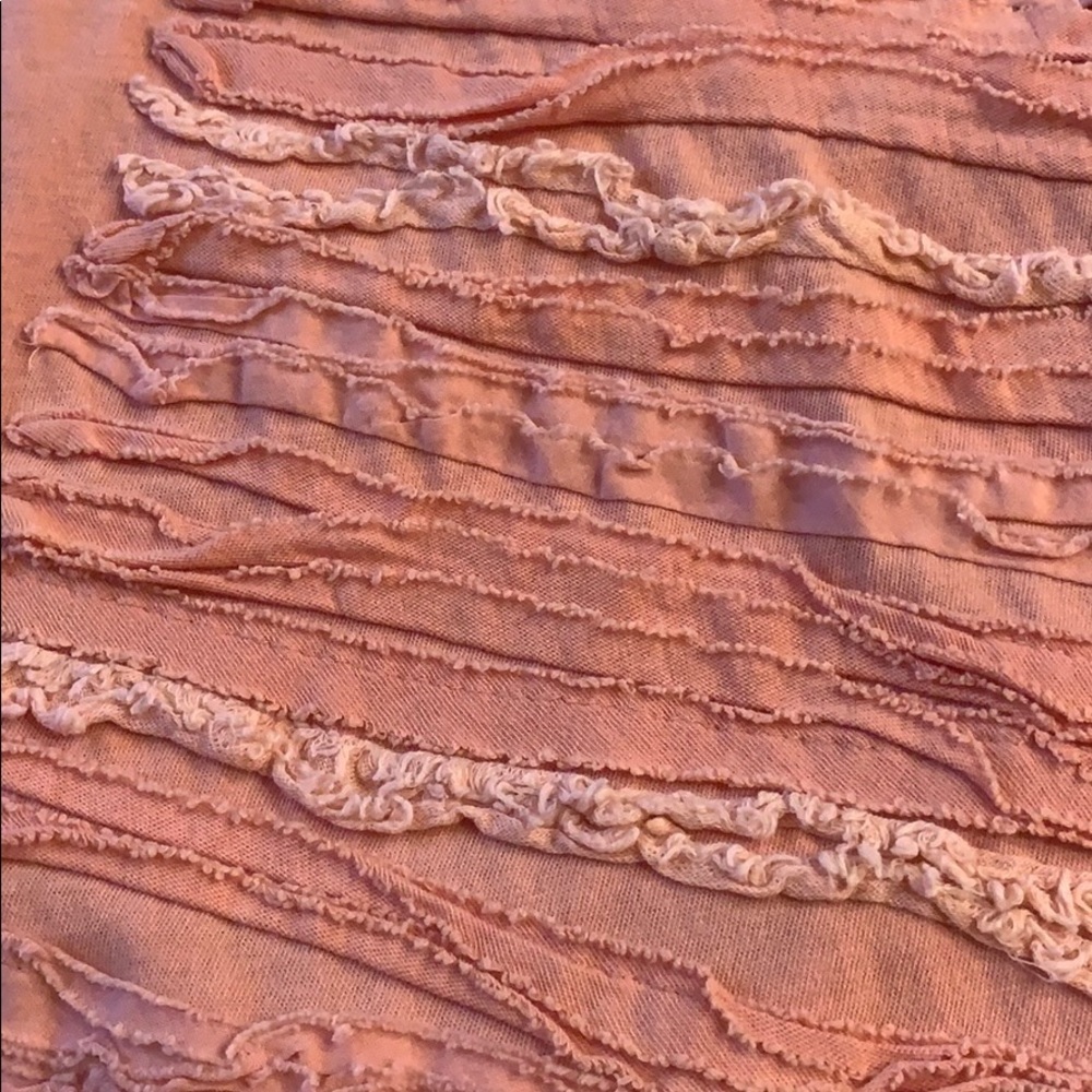 Peach Ruffle JCrew Tank - Picture 3 of 4